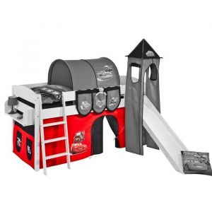 Rideaux Disney Cars - pour Lit surélevé évolutif Lit surélevé ludique et Lits superposés - LILOKIDS