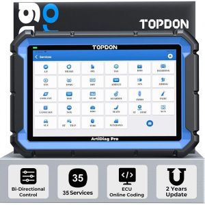 TOPDON ArtiDiag Pro Valise de Diagnostic Auto Codage ECU et Diagnostic Complet  des Systèmes 35+ Services en français
