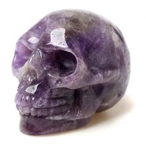 Cr&acirc;ne Cr&acirc;ne De Cristal De Jade Cr&acirc;ne Humain D&eacute;coration De Personnalit&eacute; De Barre De Maison Hant&eacute;e DHalloween (Am&eacute;thyste)
