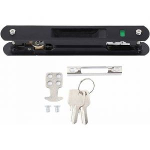 Ferme - porte - serrure coulissante - serrure double face pour serrure de porte &agrave; domicile serrure de porte &agrave; baie vitr&eacute;e