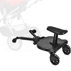 Planche de poussette Marche Pied Poussette Universelle planche debout pour tout-petits conception stable deux roues