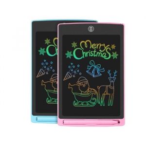 Tablette d&eacute;criture LCD - Jouet pour Enfants - 85 Pouces - Ardoise Magique - Couleur: Blanc