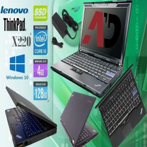 Ordinateur Portable - Lenovo - ThinkPad X220 - Core i5 25GHz - 4Go RAM - 128Go SSD