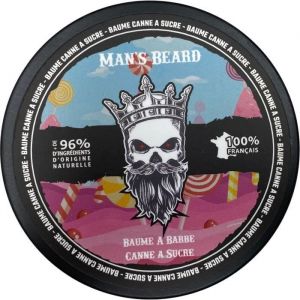Baume à barbe - MANS BEARD - Canne à Sucre - 90 ML - Ingrédients naturels - Parfum sucré