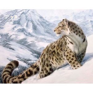 Peinture par Numéro - YEESAM ART - Guépard - 40x50 cm - Acrylique - Adulte