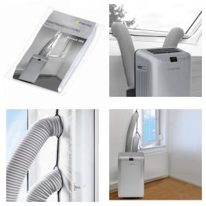 Kit de calfeutrage AirLock 200 pour climatiseur - TROTEC - Mobile - Blanc - Monobloc