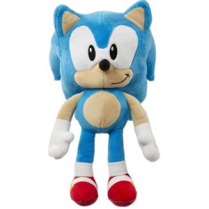 Peluche Sonic Herisson bleu Super Sonic 29 cm - Set Doudou Enfant Dessin Anime + Carte Tigre - Garcon - Fille - Nouveaute