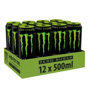 Boissons énergisantes sans sucre Monster Energy - Monster Energy Zero Sugar - Energy Pack de 12