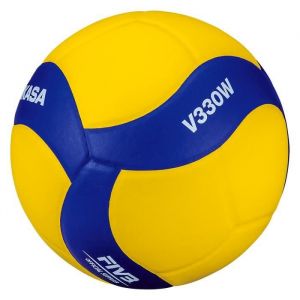 Ballon de compétition Mikasa V330W - bleu/jaune - Taille 5
