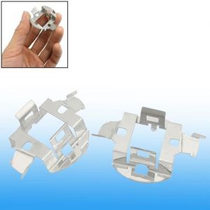 Support pour Ampoule H7 SOURCING MAP 2pcs Clips HID pour Ampoule X&eacute;non H7 Lampe Base Adaptateur pour Volkswagen New Sagitar Magotan