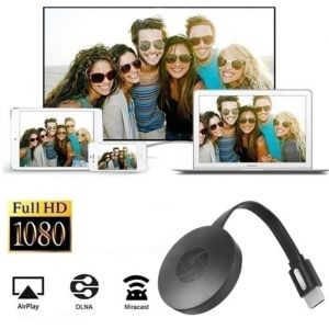 Dongle daffichage sans fil WiFi pour adaptateur HDMI sans fil R&eacute;cepteur de t&eacute;l&eacute;vision portable Dongle Airplay &Eacute;cran de mise 1080p