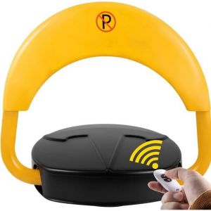 Barrière de parking automatique - VEVOR - 15m distance de contrôle - Acier laminé à froid - Jaune et noir