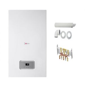 PACK CHAUDIERE GAZ MURALE SEMIAFAST F25 CONDENS DOSSERET ET VENTOUSE INCLUS GAZ NATUREL