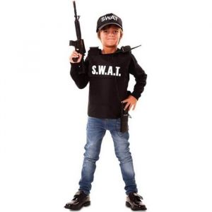 D&eacute;guisement Agent S.W.A.T. pour enfant - Multicolore - Noir