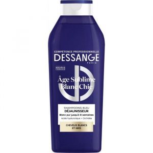 DESSANGE Shampoing D&eacute;jaunisseur pour Cheveux blancs Blanc Chic
