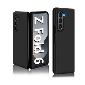 Coque pour Samsung Galaxy Z Fold 6 5G - housse etui rigide 360 integrale avant et arriere - NOIR