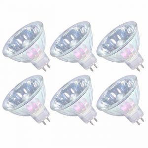 Dimmable Ampoule Halog&egrave;ne MR16 12V 35W GU5.3 Projecteur Angle de faisceau 36&deg; Blanc Chaud 4000 Heures Longue Dur&eacute;e de Vie 6 Paquets