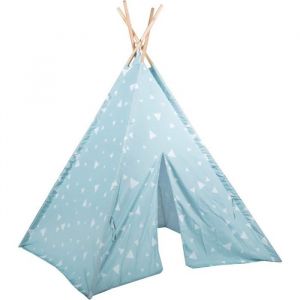 EDCO Tente tipi pour enfants 120x120x150cm bleu ED-215004blue