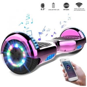 Hoverboard 6.5” Gyropode bluetooth intégré E-Scooter Hoverboard électrique Cadeau idéal