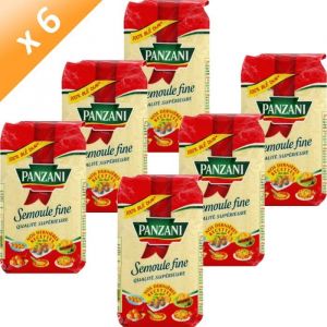 PANZANI Semoule De Blé Fine 500g (x6)