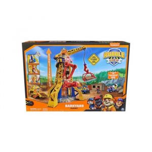 Coffret Pat Patrouille Ruben et Compagnie De luxe - Grue de Chantier 60 Cm Sons Et Lumiere + Ruben + Véhicule + Carte tigre