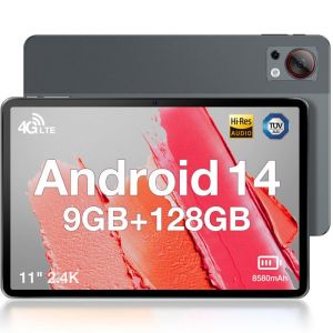Tablette Tactile DOOGEE T30SE WIFI11 pouces 2.4KAndroid 148580mAh 9 Go + 128 GoDual 4G-TUV-HI-RES-Contr&ocirc;le parental PC - Gris