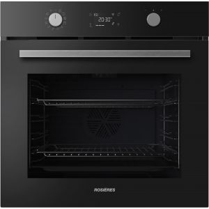Four encastrable - Pyrolyse + Hydrolyse - ROSIERES - RO6 T3B3EYTB - Noir - Porte froide - 595 x 568 x 595 cm