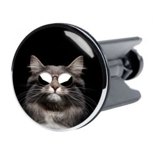 Bonde de lavabo - SANILO - Cool Cat - Clic-clac - Diam&egrave;tre 40mm - Hauteur r&eacute;glable