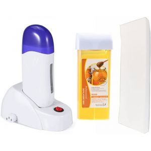 Chauffe Cire Roll on Epilation Epilateur Professionnel Roll on Appareil C&eacute;libataire Cartouches &eacute;pilationKit Epilation avec Cire &agrave;