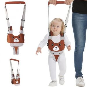 Aide à la marche 4 en 1 pour trotteur réglable pour bébé aide à lapprentissage debout et à la marche avec deux chaînes factices