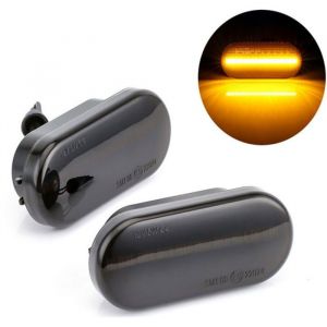 Feu clignotant dynamique feux de position lat&eacute;raux &agrave; LED rempla&ccedil;antes pour Golf 3 Polo V-W T5 Sharan Passat 14805294