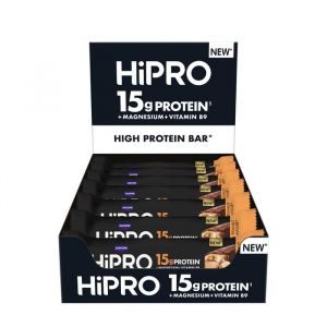 Barres prot&eacute;in&eacute;es Danone - HiPro Protein Bar - Peanut Butter Banana Boite de 12
