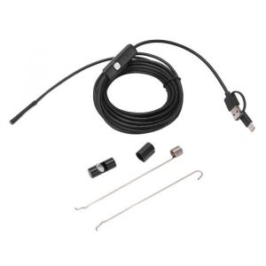 Mxzzand Endoscope dinspection Endoscope 55 mm 3 en 1 cam&eacute;ra endoscope USB IP67 &eacute;tanche pour electronique pour 1 m / 33 pieds