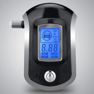 LCD Éthylotest Testeur dAlcool Professionnel Alcootest Électronique Portable