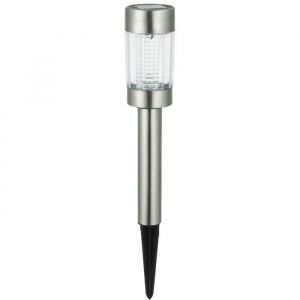 Bornes solaires - FIREFLY - Lot de 5 - Inox - LED - Détecteur de mouvement