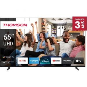THOMSON 55UG4S14 - TV LED 55 (139 cm) - 4K UHD 3840x2160 - HDR 10 - Google TV - 2xHDMI 2.1 + 2xHDMI 2.0