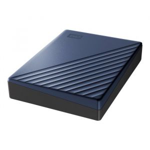 Disque Dur Externe Portable USB-C 5 To Bleu - WESTERN DIGITAL - My Passport Ultra - USB 3.1 - 2.5"