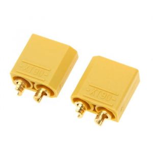 Connecteur de batterie XT90 - HOMGEEK - Ensemble de 10 paires - 4.5mm Mâle Femelle - Plaqué or Banana Fiche