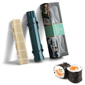 2 Pi&egrave;ces Sushi Maker Appareil A Sushi Set &Agrave; Sushi Se Compose dun Natte Sushi Et dun Set De Rouleaux De Sushi. Kit De Sushi F