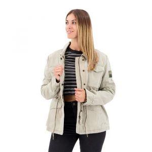 Veste Militaire M65 - SUPERDRY - Vintage Khaki - Femme - Coupe décontractée - Détails brodés - 6 poches