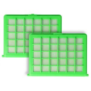 vhbw 2x filtre compatible avec Moulinex Accessimo City Space Compacteo Compacteo Ergo aspirateur - Filtre HEPA en fibre de verre