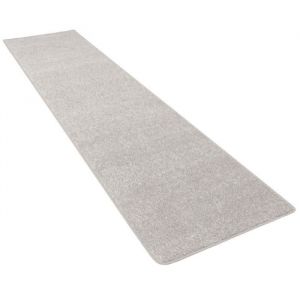 Tapis long couloir - SNAPSTYLE - Cottage - Gris argenté - 100x300 cm - Moderne
