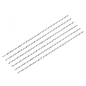 Foret H&eacute;lico&iuml;dal SOURCING MAP HSS(Haute Vitesse Acier) Extra Long Forets H&eacute;lico&iuml;daux 25mm Perceuse Diam&egrave;tre 160mm Longueur 6Pcs