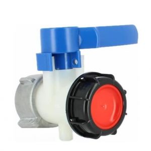 Accessoire - Sotralentz - Vanne cuve - &Eacute;crou S75X6 - Sortie S60X6 - Compatible cuve 1000L