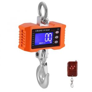 TTLIFE Balance Suspendue électronique 1000kg Industrielle Balance à Grue Numérique Peson electronique LED Digital Balance