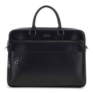 GUESS Sac de bureau noir pour homme - Boston Laptop Bag L 311501