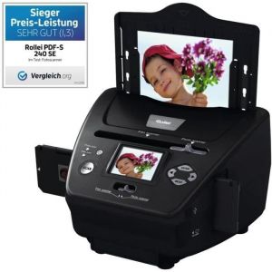 Multi-scanner - ROLLEI - PDF-S 240 SE - Num&eacute;risation rapide - 1 800 ppp - &Eacute;cran LCD 24 pouces
