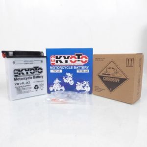 Batterie Kyoto pour Quad Polaris 500 Sportsman 4x4 HO Ebs 2001 à 2013 YB14L-A2 / 12V 14Ah Neuf