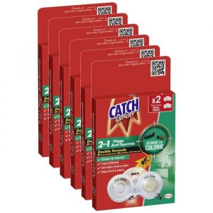 Lot de 6 Pièges Anti-Fourmis 2en1 x2