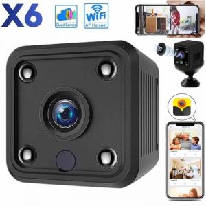 Mini Caméra Espion - CHRONUS - WiFi HD 1080P - Vision Nocturne Infrarouge - Objet Connecté